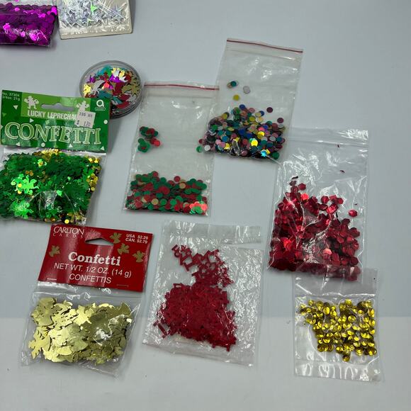 Large Vintage Lot Crafting Decorative Party Confetti Jimmy Jems Cow Pigs $ - Picture 3 of 5